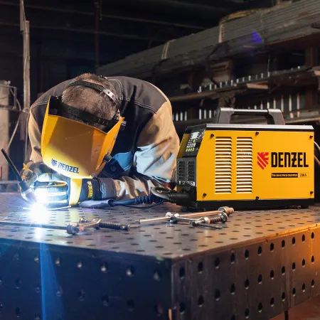Аппарат инвертор. аргонодуговой сварки DENZEL ITIG-200 DС Pulse Cold Weld, 200 А, ПВ 60%