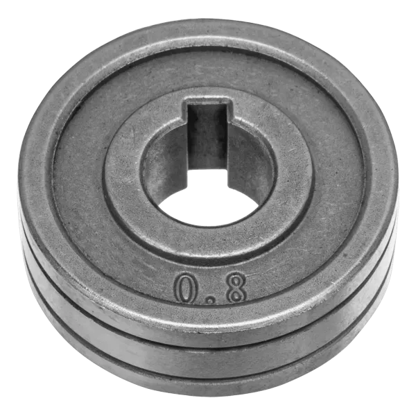 Подающий ролик DENZEL V профиль под стальную проволоку 0,8-1мм, 2 шт