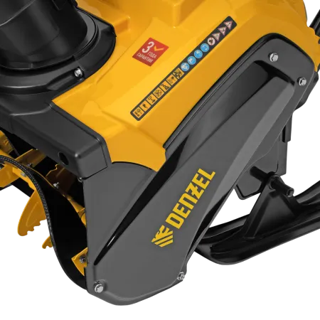 Бензиновая снегоуборочная машина DENZEL SB 460 Sled, 99cc, лыжи ручной старт
