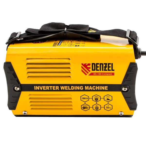 Аппарат инверторный дуговой сварки DENZEL DS-180 Compact, 180 А, ПВ 70%, 1.6-4 мм
