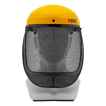 Щиток защитный лицевой с сеткой DENZEL "СВОНА" НС-01 "ЛЮКС", плавная регулировка храповик