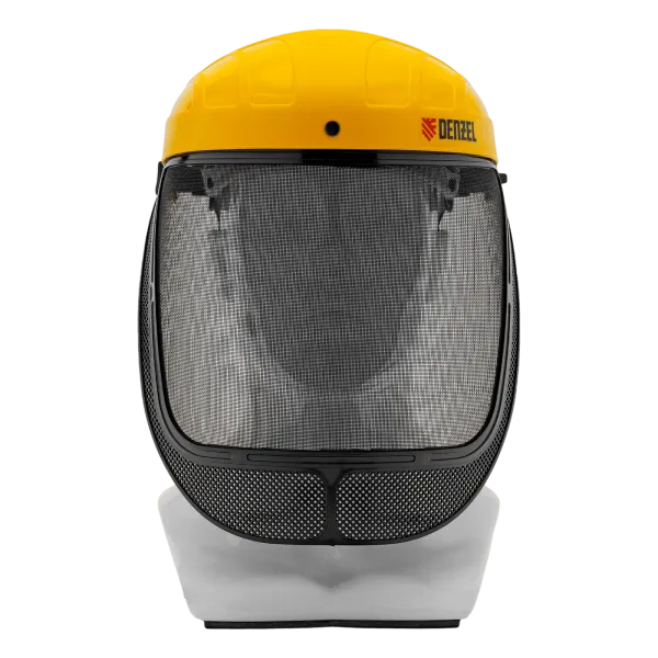 Щиток защитный лицевой с сеткой DENZEL "СВОНА" НС-01 "ЛЮКС", плавная регулировка храповик