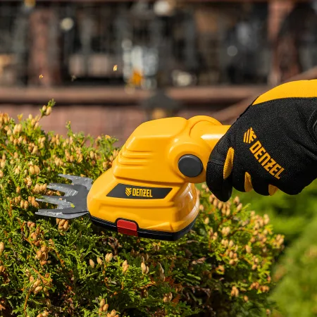 Ножницы-кусторез DENZEL G411 с аккумулятором 3.6В Li-Ion 1.5 Ач