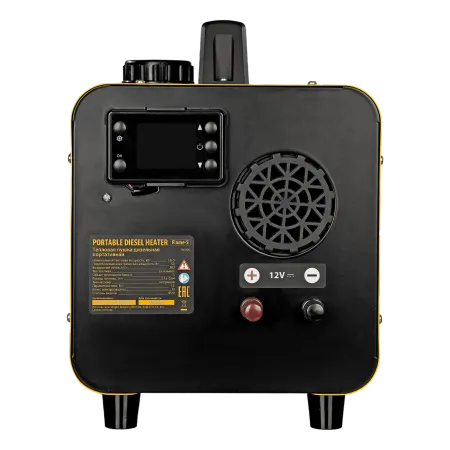 Дизельная тепловая портативная пушка DENZEL Flame-5, 5кВт, 300м3/ч, непр.наг., циф. терм.