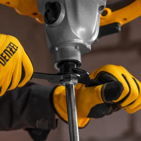 Миксер строительный DENZEL EM-1-1600, 1600 Вт, 180-460/300-750 об/мин