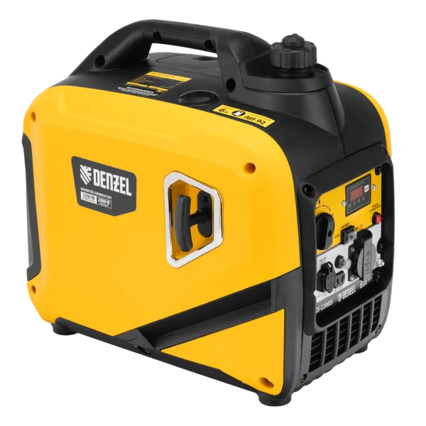 Генератор инверторный DENZEL GS-2200iS, 2,2 кВт, 230 В, закрытый корпус, ручной старт