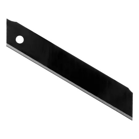 Лезвия DENZEL 18 мм, сталь SK4 - 0,5 мм, супер острые, многосегментные, 5 штук