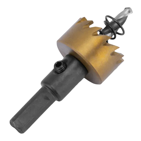 Коронка по металлу DENZEL 724104, 25 мм, HSS, нитридтитановое покрытие