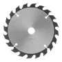 Пильный диск по дереву DENZEL ф165 х 20 мм, 20 зубьев