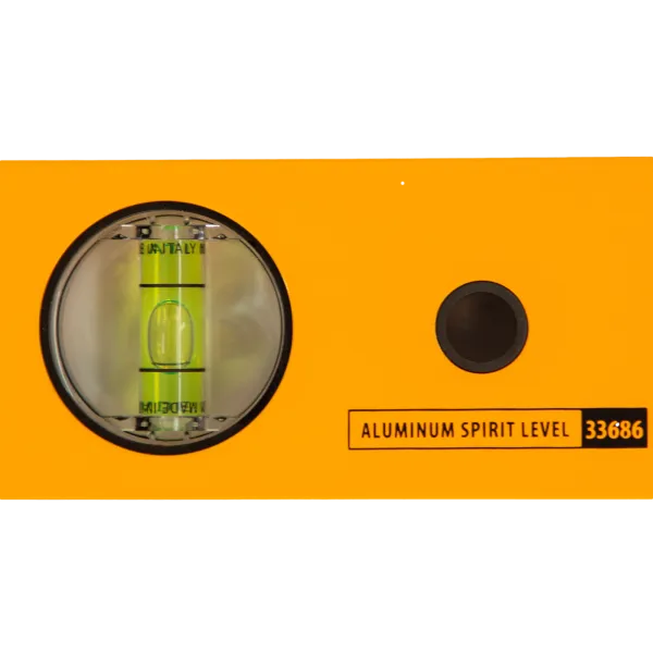 Уровень алюминиевый DENZEL 33686, 2000 мм, 3 глазка, фрезерованный