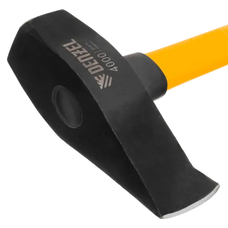 Колун-кувалда DENZEL 4000 г, кованая, фибергласовая  рукоятка c TPR покрытием, 880 мм