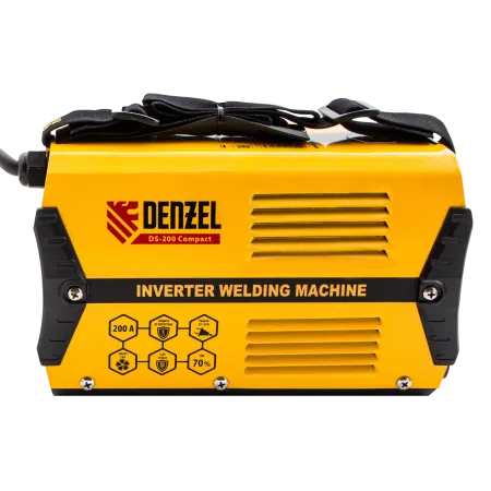 Аппарат инверторный дуговой сварки DENZEL DS-200 Compact, 200 А, ПВ 70%, 1.6-5 мм
