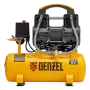Компрессор безмасл. малошумный DENZEL DLP-950/10, 950Вт,10 л, 2850 об/мин, 170 л/мин