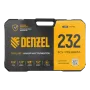 Набор инструментов DENZEL 1/2", 3/8", 1/4", CrV, S2, пластиковый кейс, 232 предмета