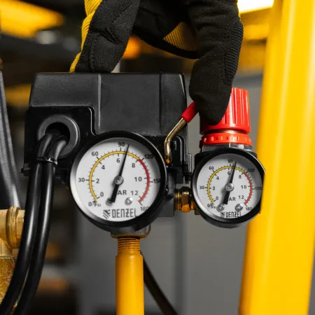 Компрессор безмасл. малошумный DENZEL DLP -3000/50, 3 кВт, 2х1,5 кВт,50 л, 2850 об/мин,500 л/мин