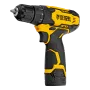 Дрель-шуруповерт аккумуляторная DENZEL CDQ-12, Li-Ion, 12 В