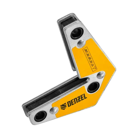 Фиксатор магнитный DENZEL для сварочных работ усилие 25 LB, 30х45х60х75х90х135 град.