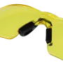 Очки защитные DENZEL открытые, поликарбонатные, желтая линза, 2х комп.дужки