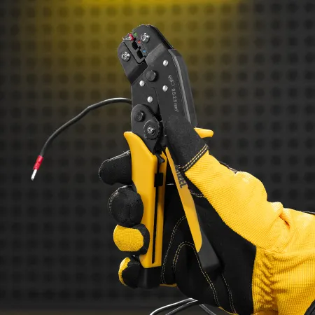 Клещи для обжима изолир. наконечников DENZEL НКИ и НВИ, разъемов РПИ, гильз ГСИ, 0,5 - 2,5 мм2