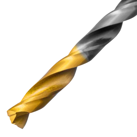 Сверло спиральное по металлу DENZEL 5,5 x 93 мм, Р6М5, Golden Tip, многогранная заточка