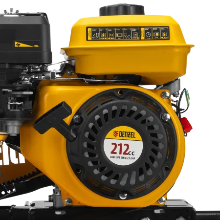 Мотоблок DENZEL DPT-370S, 7 л.с., ремен.сцеп, фрез 3х4, ШОМ, передачи 3В/1Н