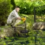 Насос фонтанный DENZEL FNP90-39, 92 Вт, подъем 3,9 м, 3200 л/ч, колокольчик/каскад/гейзер
