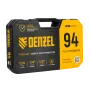 Набор инструментов DENZEL 1/2", 1/4", CrV, S2, пластиковый кейс, 94 предмета