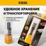 Борфреза по металлу DENZEL твердосплавная, цилиндрическая, тип-А, 10 мм