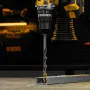 Сверло спиральное по металлу DENZEL 12 x 205 мм, Р6М5, Golden Tip, удлиненное
