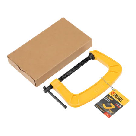 Струбцина DENZEL G-образная, усиленная, 125 мм