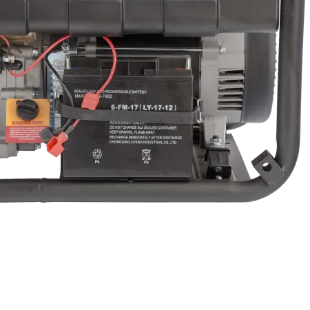 Генератор бензиновый DENZEL PS 90 EA, 9.0 кВт, 230В, 25 л, электростартер