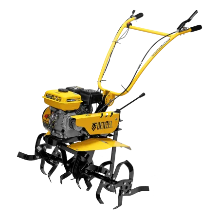 Мотоблок DENZEL DPT-270SB, 7 л.с., ремен.сцеп, фрез 3х4, ШОМ, без колес, передачи 2В/1Н