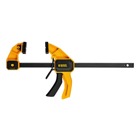 Струбцина DENZEL F-образная, быстрозажимная, 300 х 80 мм, усиленный нейлоновый корпус