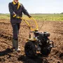 Мотоблок DENZEL DPT-370X, 7 л.с, дисковое сцепление,  фрез 3 x 4, ВОМ, передачи 3В/1Н