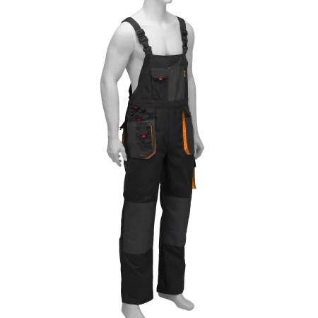 Полукомбинезон профессиональный рабочий DENZEL 65% полиэстер 35% хлопок, XL