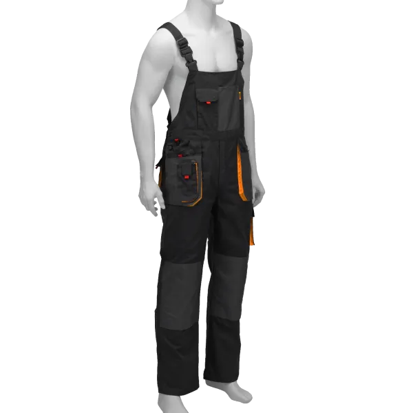 Полукомбинезон профессиональный рабочий DENZEL 65% полиэстер 35% хлопок, XL