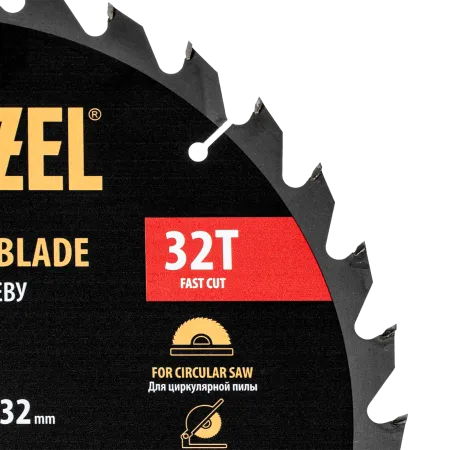 Пильный диск по дереву DENZEL ф305 х 32 мм, 32 зубьев