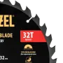 Пильный диск по дереву DENZEL ф305 х 32 мм, 32 зубьев
