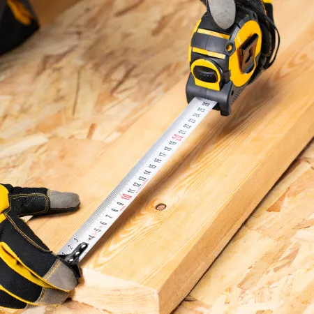 Рулетка DENZEL 31525 10м х 32мм, автоматич. фиксац., нейлон. покрытие, магнит. зацеп, двухстор. разметка