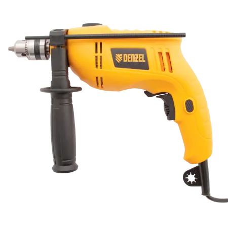 Ударная дрель DENZEL ID-550, 550 Вт, 0-2900 об/мин, 46400 уд/мин