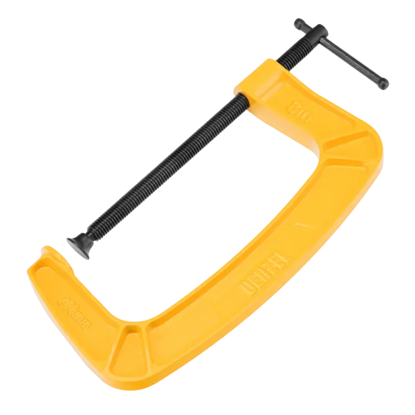 Струбцина DENZEL G-образная, усиленная, 200 мм