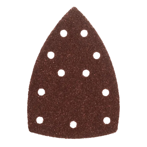 Треугольник абразивный на ворc. подложке под "липучку", перф., P 40, 150х150х100 мм, 5 шт. Denzel