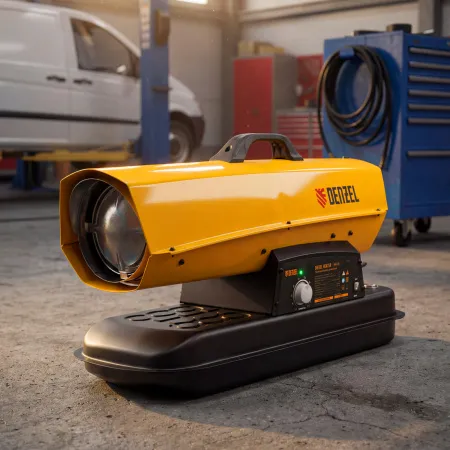 Дизельная тепловая пушка DENZEL DHG-25i, 25 кВт, 600 м3/ч, прямой нагрев, термостат