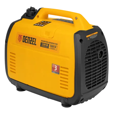Инверторный генератор DENZEL GT-1200iS, 1.2 кВт, 230 В, бак 2.4 л, ручной старт