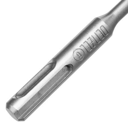 Бур по бетону DENZEL, цельная крестовая пластина, 6x315 мм, SDS PLUS