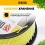 Леска для триммера DENZEL 96287 звезда, 2,7мм х 202м, на DIN катушке FLEX CORD