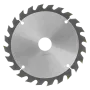 Пильный диск по дереву DENZEL ф190 х 30 мм, 24 зубьев, тонкий
