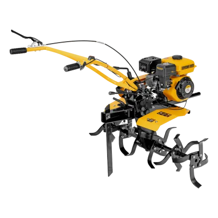 Мотоблок DENZEL DPT-370S, 7 л.с., ремен.сцеп, фрез 3х4, ШОМ, передачи 3В/1Н