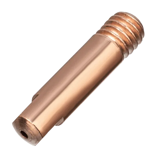 Токосъемный наконечник под проволоку DENZEL 1,2 мм, М5х24, E-CU, 20 шт для MIG горелки тип 15