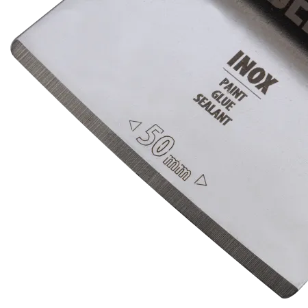 Насадка для МФИ DENZEL 782317 шабер полукруг, Inox, для снятия краски, 50 мм